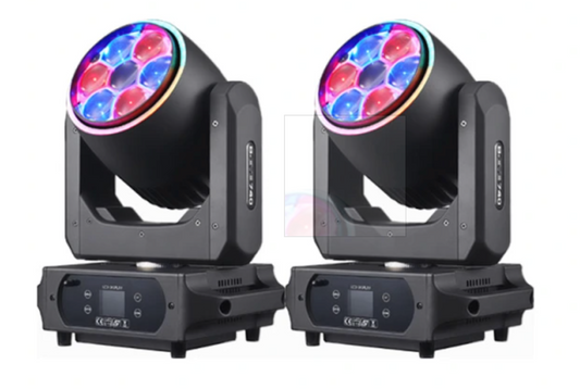 Splash X – 7x40W Bee Eye Moving Head (Battery & Wireless DMX)