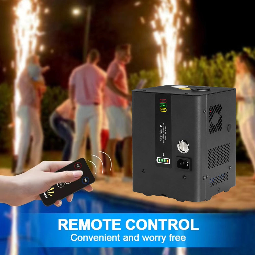 Mini Spark Machine with Built-In Battery – Wireless Cold Spark Fountain (No DMX)