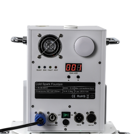 750W Indoor Fireworks Sparkular Fountain Machine