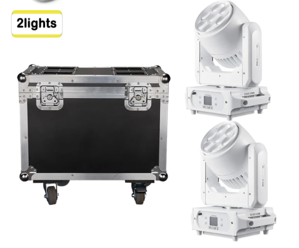 Splash X – 7x40W Bee Eye Moving Head (Battery & Wireless DMX)