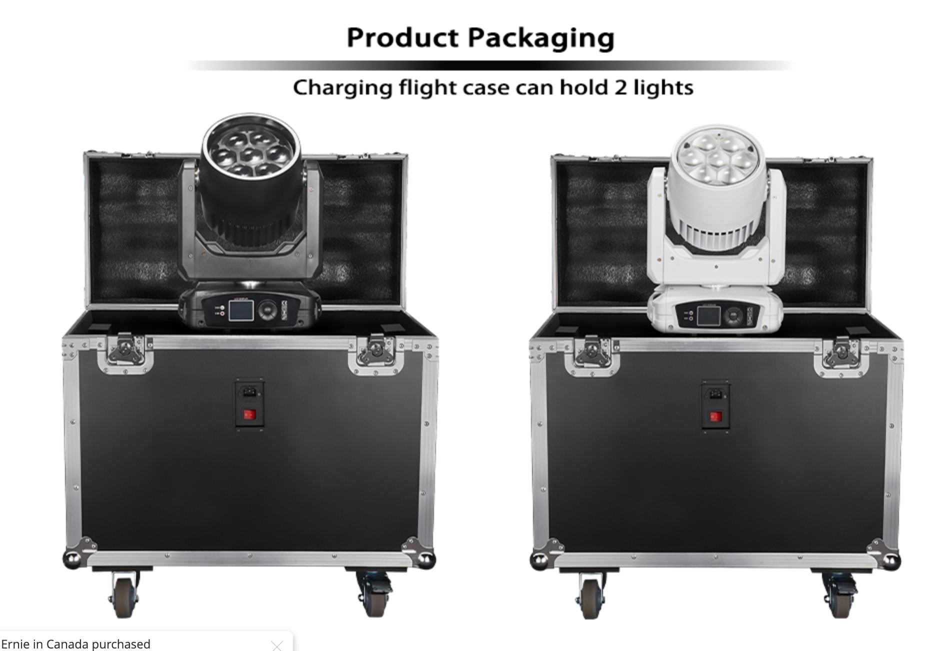 Splash X – 7x40W Bee Eye Moving Head (Battery & Wireless DMX)