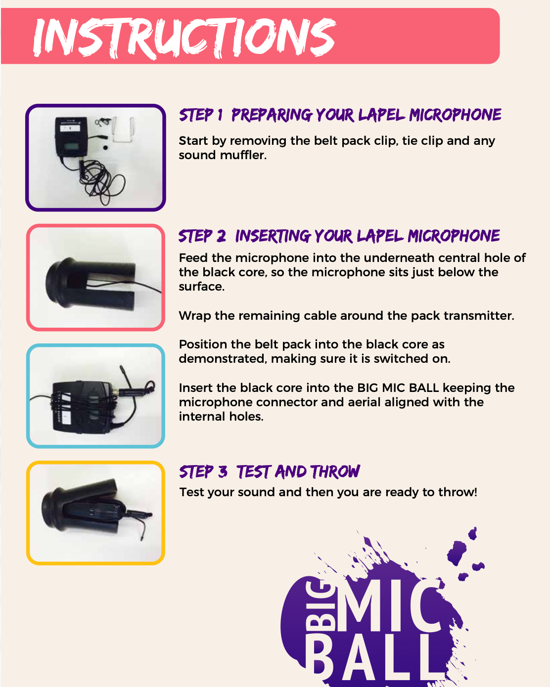 Big Mic Ball – Throwable Microphone Ball for Conferences & Events