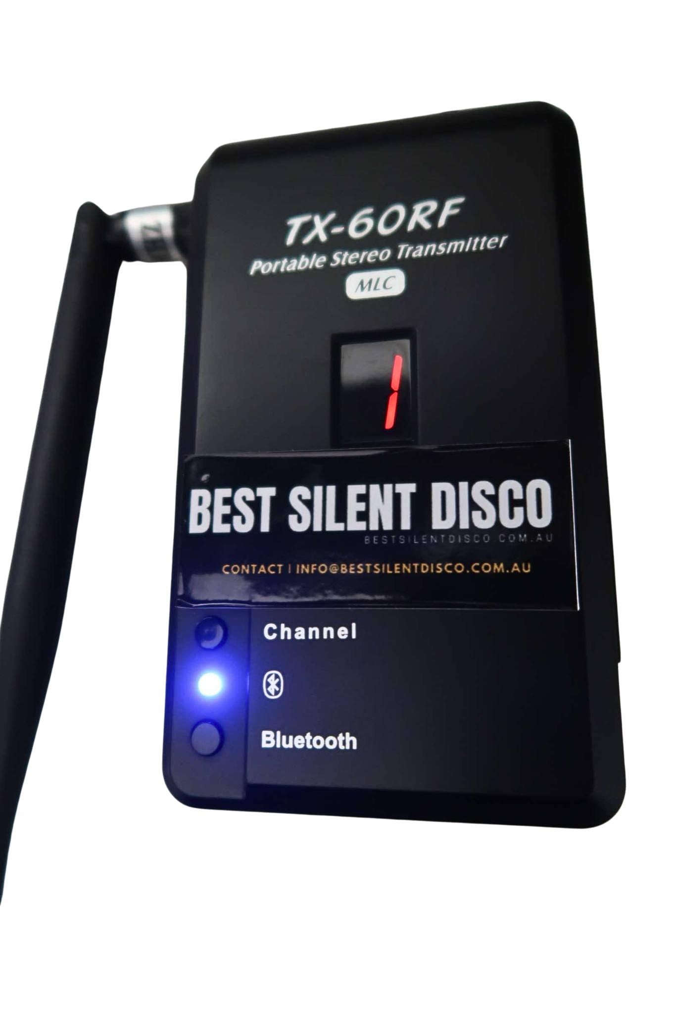Best Silent Disco Transmitter 3-Channel Bluethooth TX-60RF